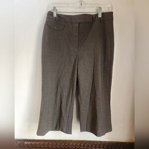 ANN TAYLOR Brown Wool Culottes sz 4